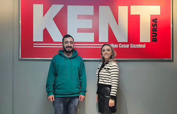 Kent Bursa Gazetesi'ni Ziyaret Ettik